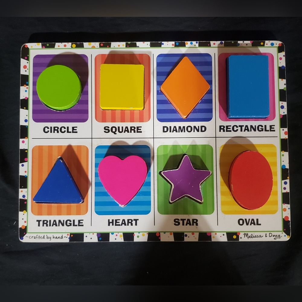 🧩Melissa & Doug Colorful Shape Sorting Board - 2 For $18🧩